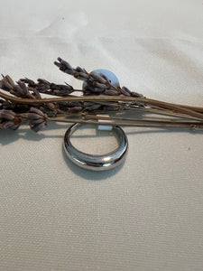 Solid White Ring
