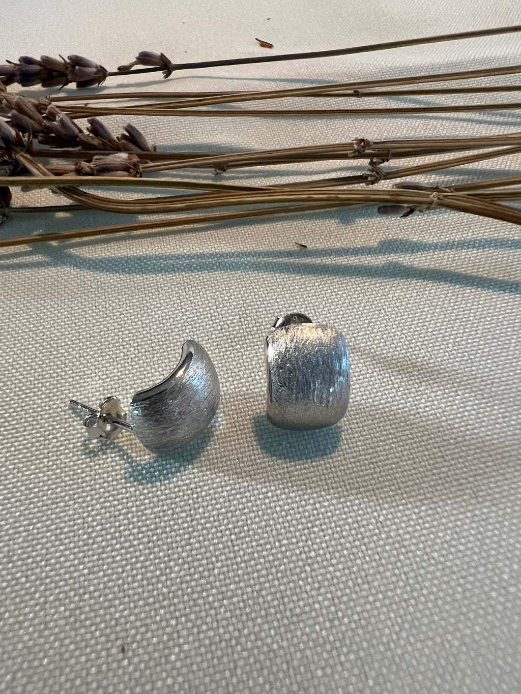 Mate Silver Earrings