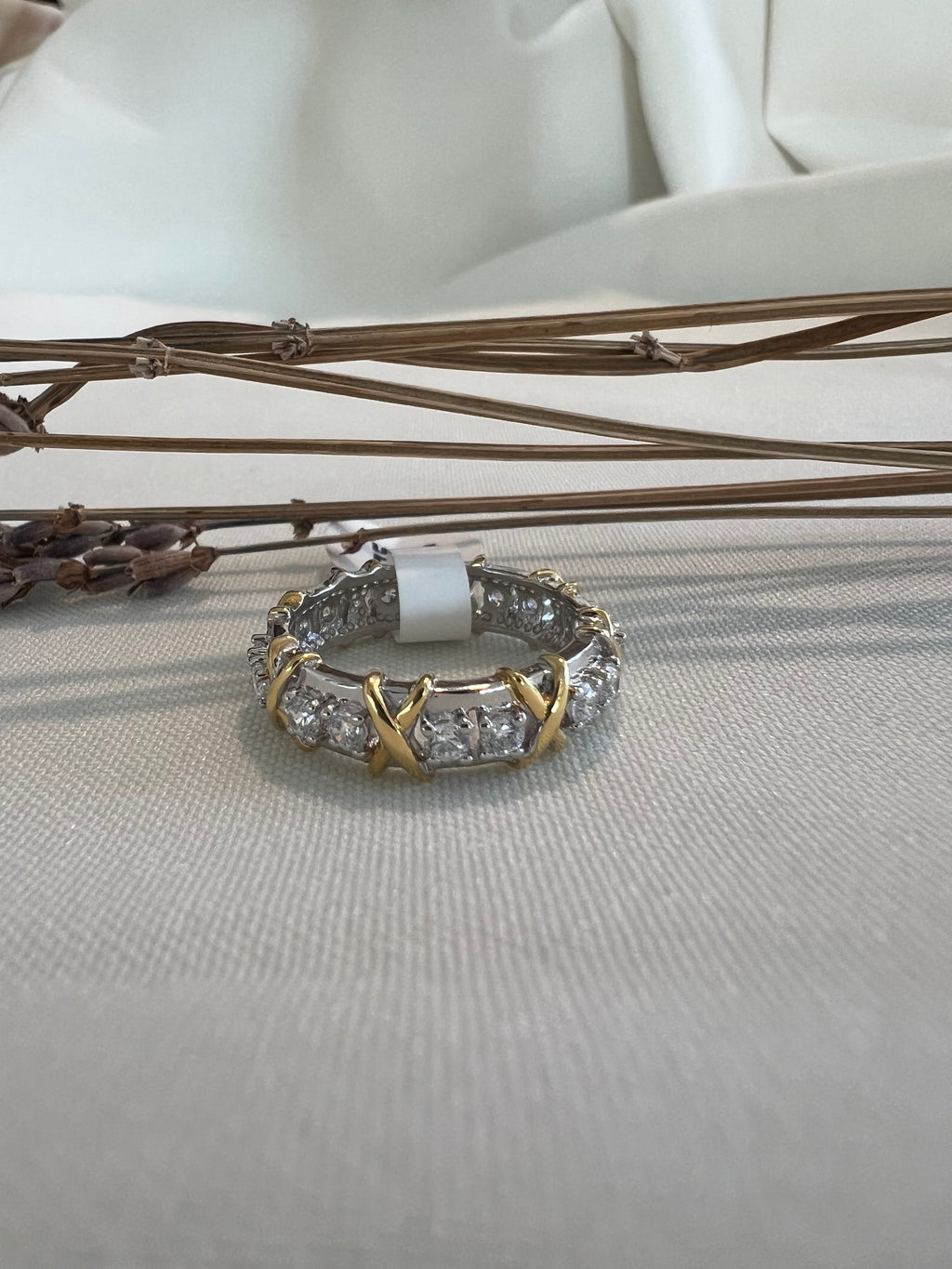 Two Tone infinity Ring