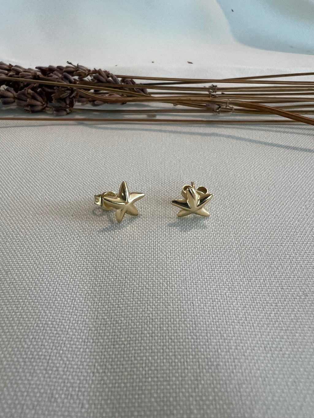 Yellow Starfish Earrings