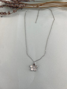 White Flower Necklace