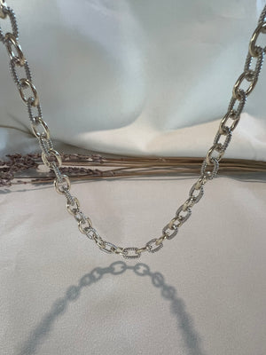 Two Tone Long Necklace