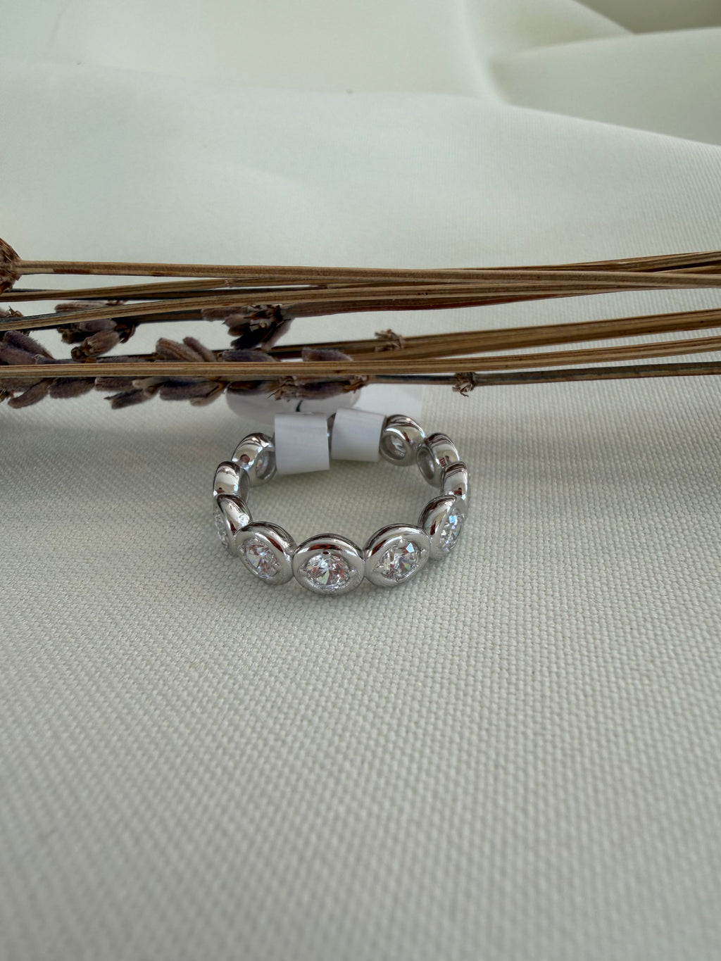 White Tennis Ring