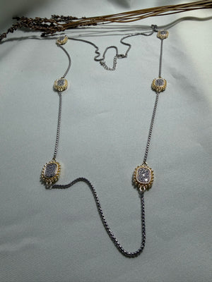 Two Tone Long Necklace