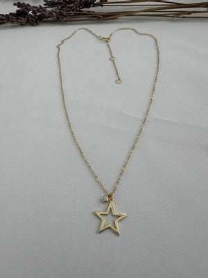 Yellow Star Necklace