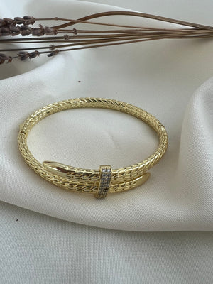 Yellow Spear  Bangle